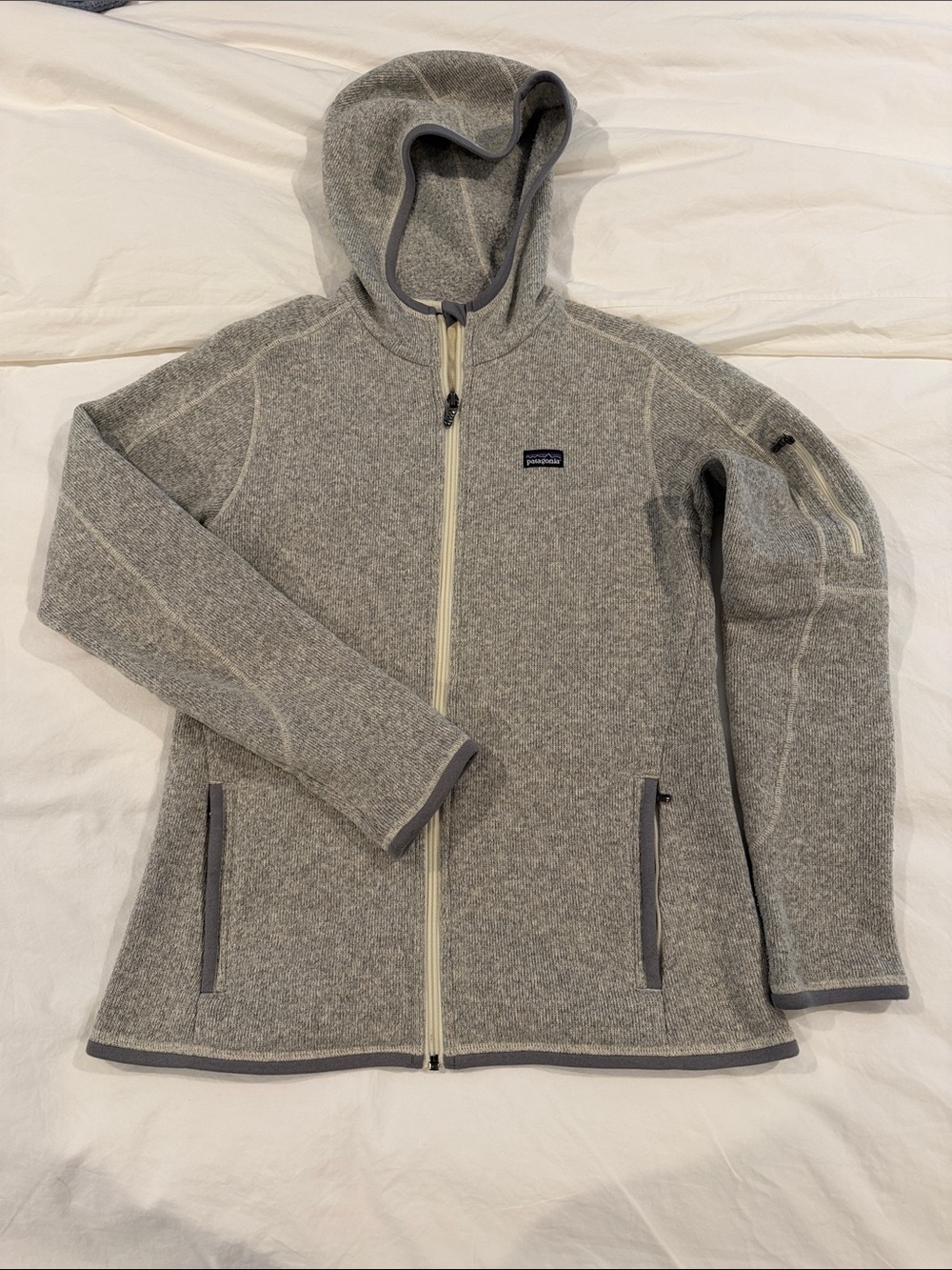 Patagonia Women’s Better Sweater Grey Hooded Full-Zip Jacket